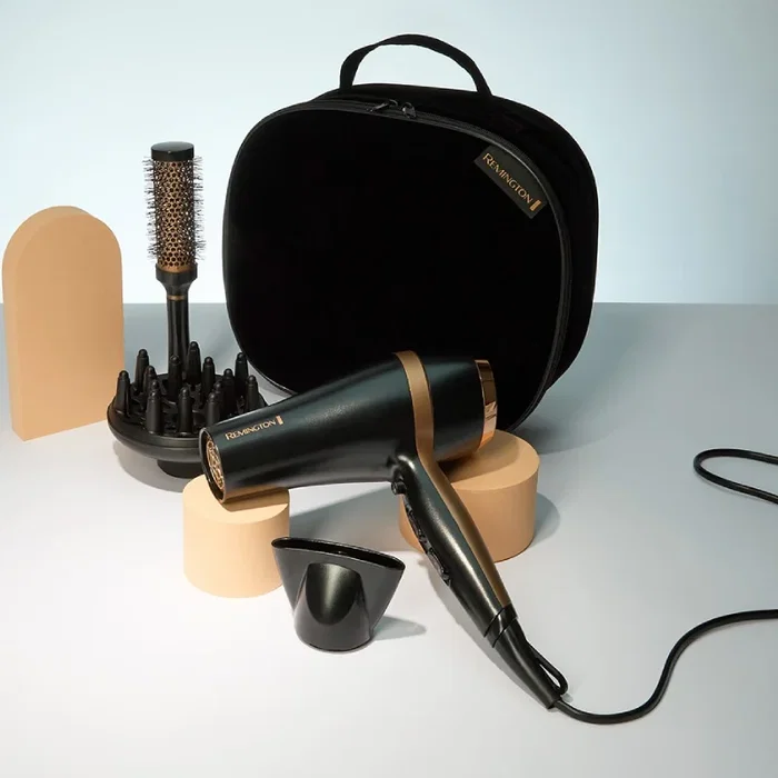 Remington Salon Smooth Gift Set Secador 2100W Negro Remington Salon Smooth Gift Set Secador 2100W Negro